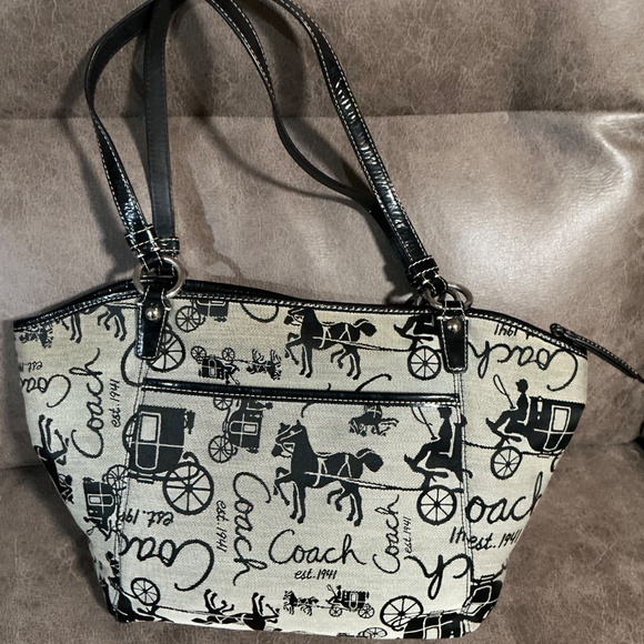 Vintage Coach carriage shoulder bag - Picture 2 of 3